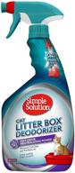 💩 32-ounce simple solution cat litter deodorizer: effective litter box odor eliminator logo