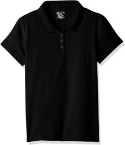 img 1 attached to 👚 Classroom School Uniforms Little Girls Stretch Pique Polo: Comfortable and Stylish School Attire for Young Girls