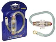 🔌 aghpkg4sl silver 4 gauge power cable and in-line fuse kit by absolute logo