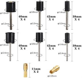 img 2 attached to 🔧 Coceca 458pcs Sanding Drums and Sleeves Kit for Drum Sander with 24pcs Drum Mandrels and 2pcs Self-Tightening Drill Chuck