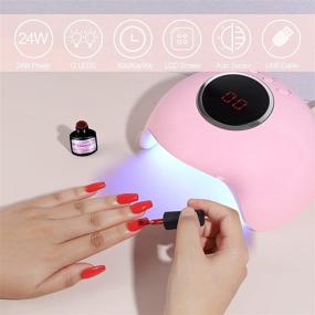 img 1 attached to Gel Nail Polish Kit with UV Light 24W UV LED Nail Lamp Dryer | 20 Colors Soak Off Nail Gel Polish Set with Base and Top Coat | Nail Art Decorations, Manicure Tools | Gel Nail Set