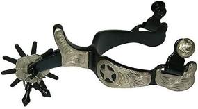 img 2 attached to Authentic Western BS Texas Star 10pt Mens Jingle Bob Spurs: Traditional Style with Distinctive Charm