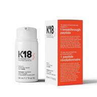 💆 k18 leave-in hair mask: 4-minute molecular repair treatment, restores hair damage from color, chemical services, and heat logo