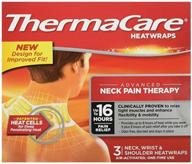 🔥 thermacare heatwraps for neck, wrist, and shoulder - 3 ct., pack of 2 логотип