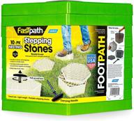 🚶 camco fastpath portable stepping stones - solid surface, clean shoes - green (pack of 10)(44533) logo