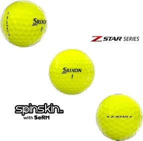 img 2 attached to Srixon Z-Star 7 TYL Yellow Golf Ball (12), One Size - Ultimate Performance!