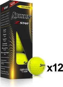 img 3 attached to Srixon Z-Star 7 TYL Yellow Golf Ball (12), One Size - Ultimate Performance!