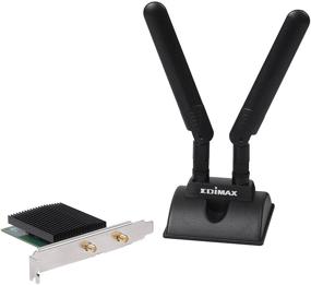 img 3 attached to 📶 Edimax AX3000 Wi-Fi 6 802.11ax Dual Band + Bluetooth 5.0 PCI Express Wireless Adapter - High Speed, WPA3 Support, External Antenna