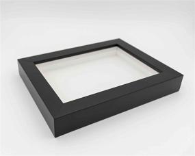 img 2 attached to Shadowbox Gallery Wood Frames Black Home Decor for Photo Albums, Frames & Accessories