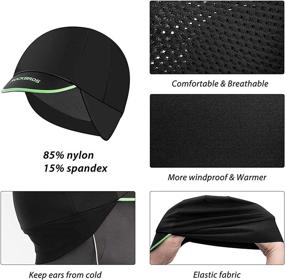 img 3 attached to 🚴 ROCKBROS Men's Breathable Sun Proof Cycling Cap & Helmet Liner Hat