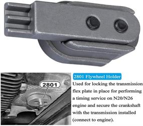 img 1 attached to 🔧 BMW N20 N26 Engine Repair Kit: Heavy Duty Flywheel Holder & Oil Seal Repair Set (2-Set)