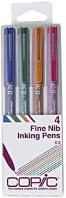 img 1 attached to Copic Multiliner Color Pigment Based Ink, 4-Piece Set (MLCLR03) – Vibrant and Precise Markers for Artistic Creations