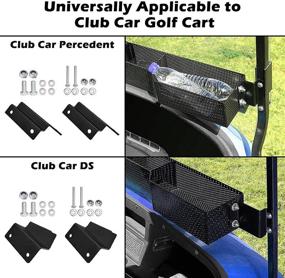 img 1 attached to 🏌️ Golf Cart Front Inner Basket Dash Storage/Tray Organizer for EZGO TXT & RXV, Club Car DS(2000-Up) & Precedent - Enhance Your Golf Cart with This Utility and Durable Inner Storage Basket - Adds Extra Space