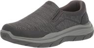 skechers expected 2 0 arago canvas loafer men's shoes for loafers & slip-ons logo