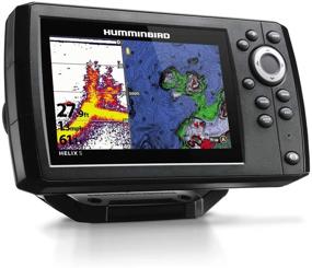 img 1 attached to Humminbird 410210-1 HELIX 5 CHIRP GPS G2 рыбопоисковик: Откройте подводные глубины в черном цвете!