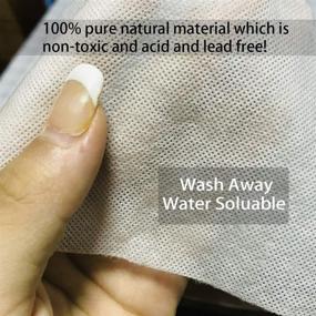 img 3 attached to 🧵 Seneme 1.5oz Water Soluble Stabilizer Roll - High-Quality Embroidery Backing & Topping for Machine and Hand Sewing