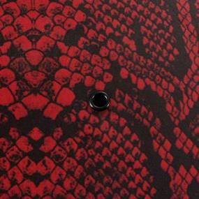 img 3 attached to KYDEX Thermoform Sheet - (Snakeskin Camo - Blood Red Rattler) - (Infused Graphic) - (P1 Texture) - (