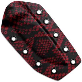 img 2 attached to KYDEX Thermoform Sheet - (Snakeskin Camo - Blood Red Rattler) - (Infused Graphic) - (P1 Texture) - (