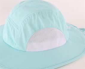 img 2 attached to ☀️ Sun-Smart Style for Toddlers: Connectyle Toddler Kids UPF 50+ UV Protection Hat with Wide Brim