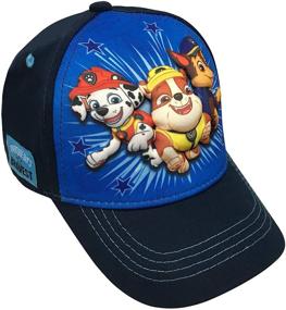 img 2 attached to 🧢 Blue Cotton 3D Baseball Cap for Toddler Boys, Age 2-5 - Nickelodeon Paw Patrol Character