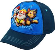 🧢 blue cotton 3d baseball cap for toddler boys, age 2-5 - nickelodeon paw patrol character logo