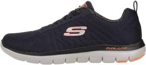 img 3 attached to Skechers Work Men's Flex Advantage Shoes and Loafers: Comfortable Slip-Ons for Men