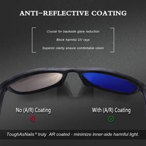 img 1 attached to 🕶️ ToughAsNails Polarized Batwolf Sunglass Replacement - Men's Accessories