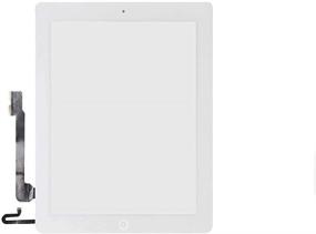 img 3 attached to 📱 White iPad 4 Touch Screen Replacement Kit - Fix Cracked Digitizer Glass Assembly + Professional Tool Set