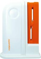 fiskars scissors sharpener plastic orange logo