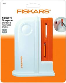 img 1 attached to Fiskars Scissors Sharpener Plastic Orange