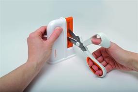 img 2 attached to Fiskars Scissors Sharpener Plastic Orange