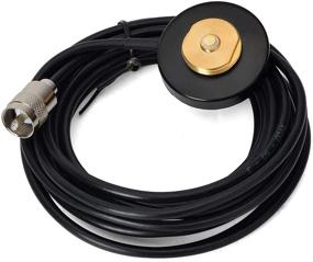 img 3 attached to UAYESOK Mini NMO Magnetic Mount Base with 5M Low Loss Coaxial Cable for NMO Mobile Antennas