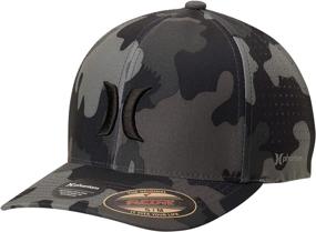 img 4 attached to Hurley Men's Phantom Ripstop Baseball Cap with Curved Bill