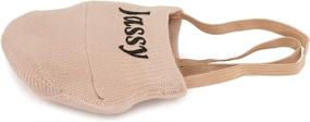 img 1 attached to 🤸 Jassy Half Toe Shoe Socks for Rhythmic Gymnastics - Suitable for All Ages - Children, Teens, and Adults