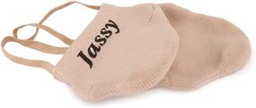 img 3 attached to 🤸 Jassy Half Toe Shoe Socks for Rhythmic Gymnastics - Suitable for All Ages - Children, Teens, and Adults