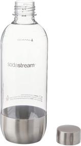 img 3 attached to 🍾 SodaStream 1L Classic Metal Carbonating Bottle: Premium Stainless Steel for Effortless Refreshment