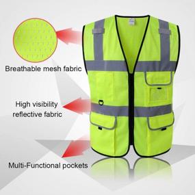 img 2 attached to Visibility Reflective Multipurpose Breathable Lightweight Occupational Health & Safety Products and Personal Protective Equipment