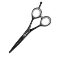 ✂️ professional 5 inch japanese black cobalt hairdressing barber scissors & shears - ultra sharp quality logo