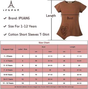 img 1 attached to 👚 Ipuang Vermilion Girls' Clothing: Stylish and Casual Tops, Tees & Blouses