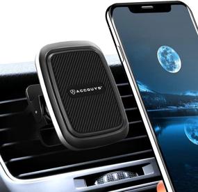 img 4 attached to 📱 ACCGUYS Magnetic Car Phone Mount: Secure Cell Phone Holder for iPhone X/XR/Xs/Xs Max, Samsung Galaxy S10/10+/9/9+/8/8+