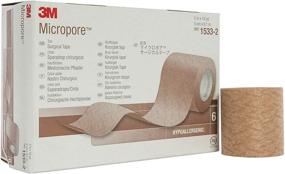 img 2 attached to 🏥 3M-1533-2 Tape Micropore Surgical LF Paper 2"x10yd Tan 6/Bx - Find the Best Deal on 3M Part No. 1533-2 Tape