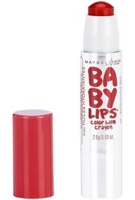 img 4 attached to 💄 Maybelline New York Baby Lips Color Balm Crayon - Refreshing Red, 0.09 oz: Gorgeous Lips in a Convenient Crayon Form