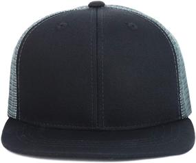 img 2 attached to 🧢 Youth Fashionable Structured Snapback Trucker Accessories and Headwear for Boys