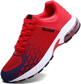 img 4 attached to Ahico Sneakers Lightweight Breathable Athletic Women's Shoes in Athletic