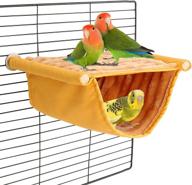 winter warm bird nest bed hammock snuggle hut parrot house toy – bird cage perch for parakeet, budgies, cockatiels, lovebird, cockatoo, finch, hamster, chinchilla, guinea pig logo