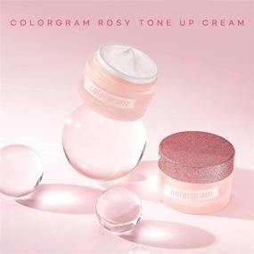 img 2 attached to 💖 COLORGRAM Rosy Tone Up Cream 50ml (1.69 oz.) - True Beauty K-Drama Makeup, Refreshing & Moisturizing Base for Lackluster Skin