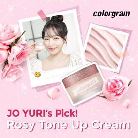 img 3 attached to 💖 COLORGRAM Rosy Tone Up Cream 50ml (1.69 oz.) - True Beauty K-Drama Makeup, Refreshing & Moisturizing Base for Lackluster Skin