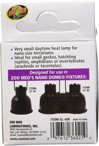 img 1 attached to 🦎 Zoo Med Labs 40W Nano Basking Spot Lamp: Ideal Heat Source for Your Reptile Habitat