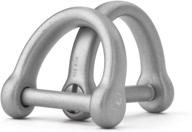 tisur d rings shackle horseshoe leather logo