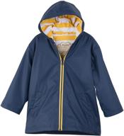 🧥 hatley boys' water-resistant splash jacket for superior protection logo